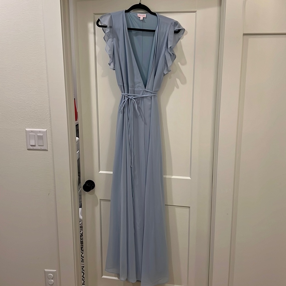 Pink Lily Wrap Maxi Dress
